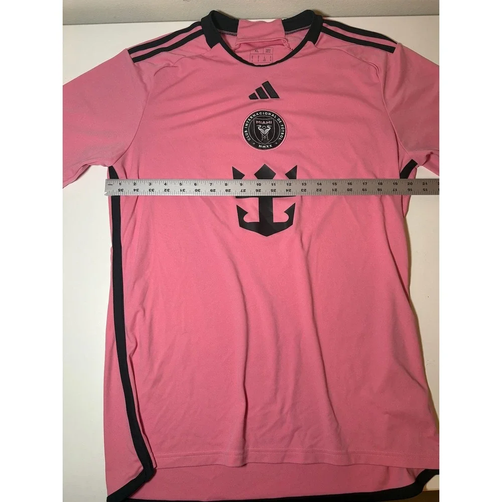 Adidas Lionel Messi Inter Miami CF Jersey Pink JE9741 Men's Size XL